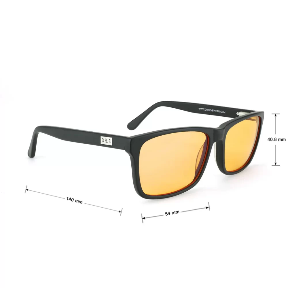 Large Square Blue Light Filtering Glasses - Image 3
