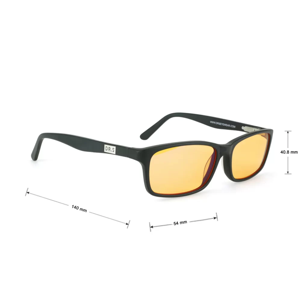 Small Square Blue Light Filtering Glasses - Image 3